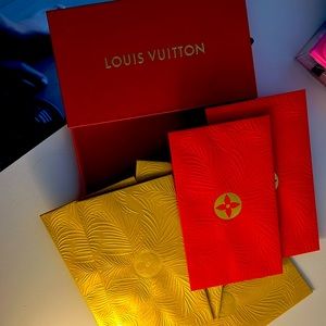 Louis Vuitton box and 6 envelops